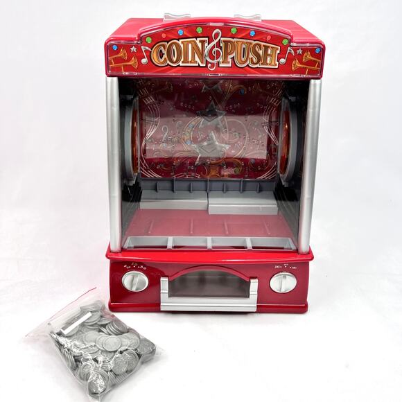 Coin Push Arcade Game Lights & Sounds Working - Picture 1 of 10